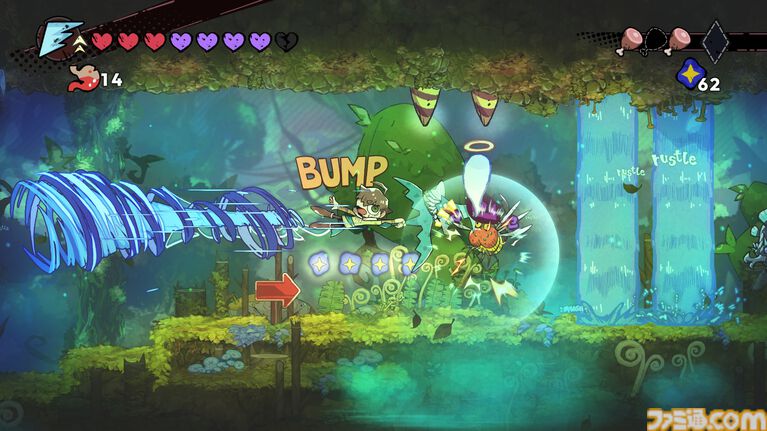 『GOBBLE(ガブル)』敵を捕食し成長する2D横スクロールアクションの体験版が配信開始。特殊アクション“フックジャンプ”や主人公阻む様々なギミック情報も公開