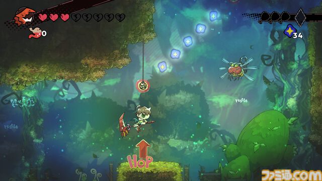 『GOBBLE（ガブル）』敵を捕食し成長する2D横スクロールアクションの体験版が配信開始。特殊アクション“フックジャンプ”や主人公阻む様々なギミック情報も公開