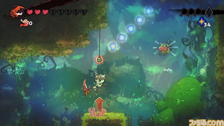 『GOBBLE(ガブル)』敵を捕食し成長する2D横スクロールアクションの体験版が配信開始。特殊アクション“フックジャンプ”や主人公阻む様々なギミック情報も公開