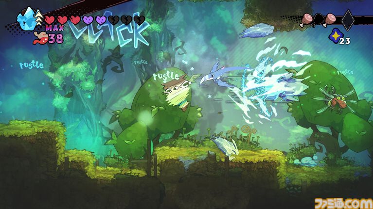 『GOBBLE(ガブル)』敵を捕食し成長する2D横スクロールアクションの体験版が配信開始。特殊アクション“フックジャンプ”や主人公阻む様々なギミック情報も公開