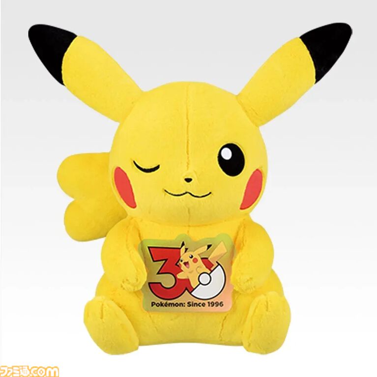 『ポケモン』30周年記念一番くじ第2弾が7月18日発売。イッシュ～パルデアの旅立ちの3匹がかわいいぬいぐるみに。A賞はアクリル万年カレンダー