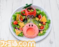 【カービィカフェ】お皿やガラスボウルがもらえる特別メニューが7月8日より期間限定で登場。マキシムトマトをモチーフにしたシャツやハットも販売