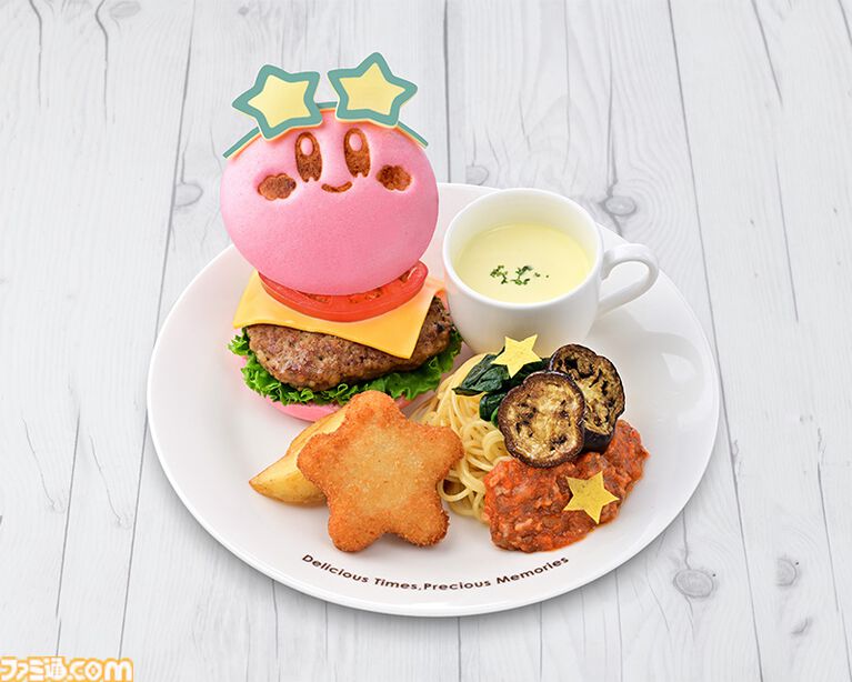 【カービィカフェ】お皿やガラスボウルがもらえる特別メニューが7月8日より期間限定で登場。マキシムトマトをモチーフにしたシャツやハットも販売