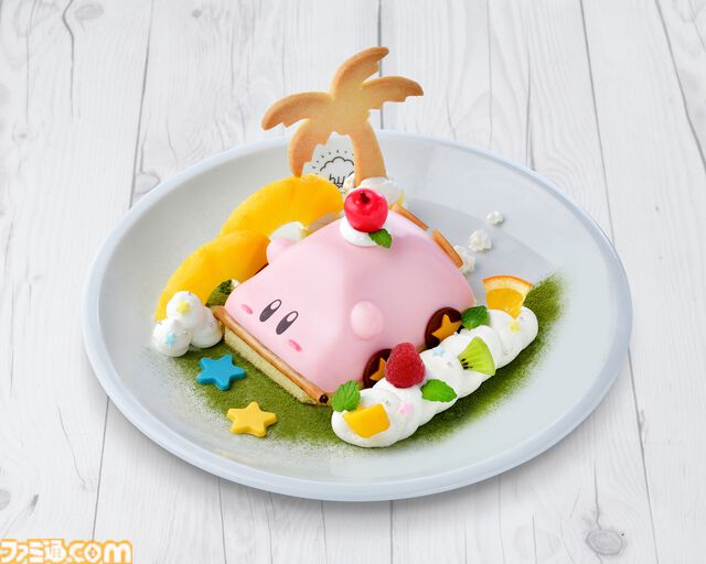 【カービィカフェ】お皿やガラスボウルがもらえる特別メニューが7月8日より期間限定で登場。マキシムトマトをモチーフにしたシャツやハットも販売