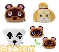 『どうぶつの森』“しずえ”や“たぬきち”の大きめのぬいぐるみが登場。モチモチな柔らか触感で、胸の中でそっと抱きしめやすいサイズ感
