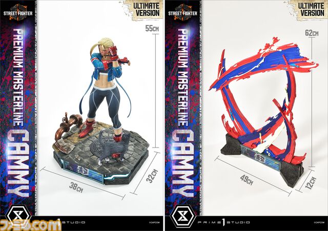 『スト6』キャミィの1/4スタチューが登場。リザルト画面をモチーフに力強いうしろ姿を再現。アルティメットボーナス版は別ポーズの上半身パーツも