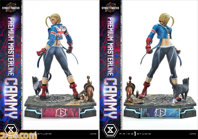『スト6』キャミィの1/4スタチューが登場。リザルト画面をモチーフに力強いうしろ姿を再現。アルティメットボーナス版は別ポーズの上半身パーツも