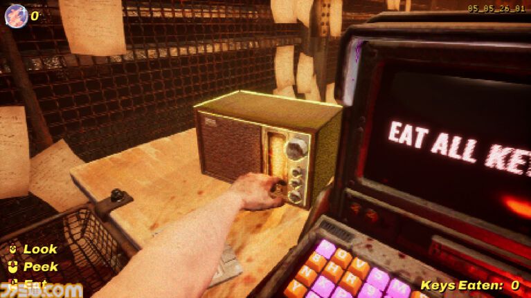 キーボード食べたい欲を治療する謎ホラータイピングゲーム『KEYKRUNCHER』Steamストアページ公開。タイピングの練習にはならなそう