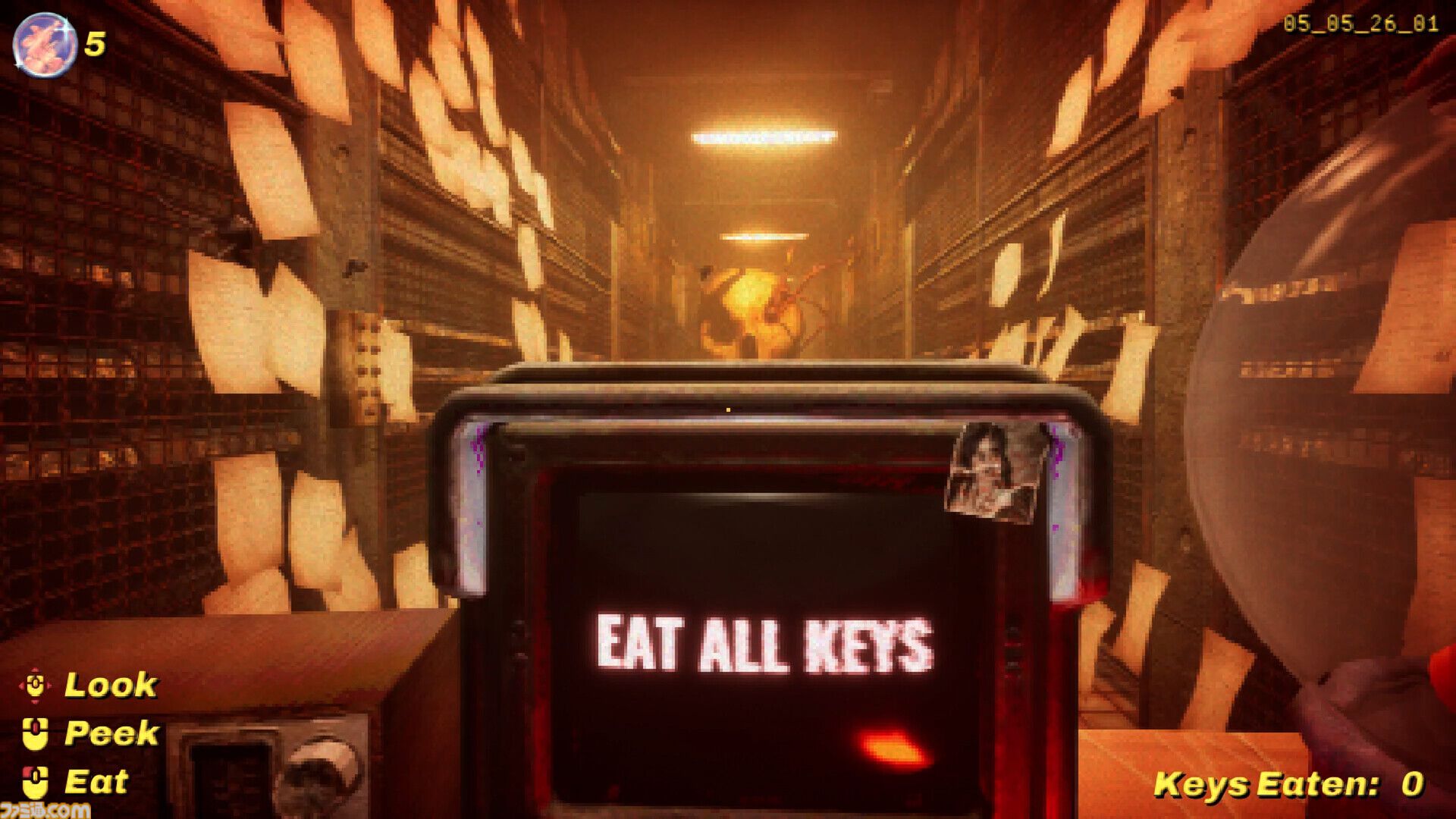 キーボード食べたい欲を治療する謎ホラータイピングゲーム『KEYKRUNCHER』Steamストアページ公開。タイピングの練習にはならなそう