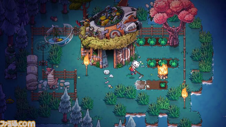 『異星開拓日記 Wonderia』最大8人でエイリアンの惑星を開拓していくサバイバルクラフトゲーム。早期アクセス版が7月23日に発売決定