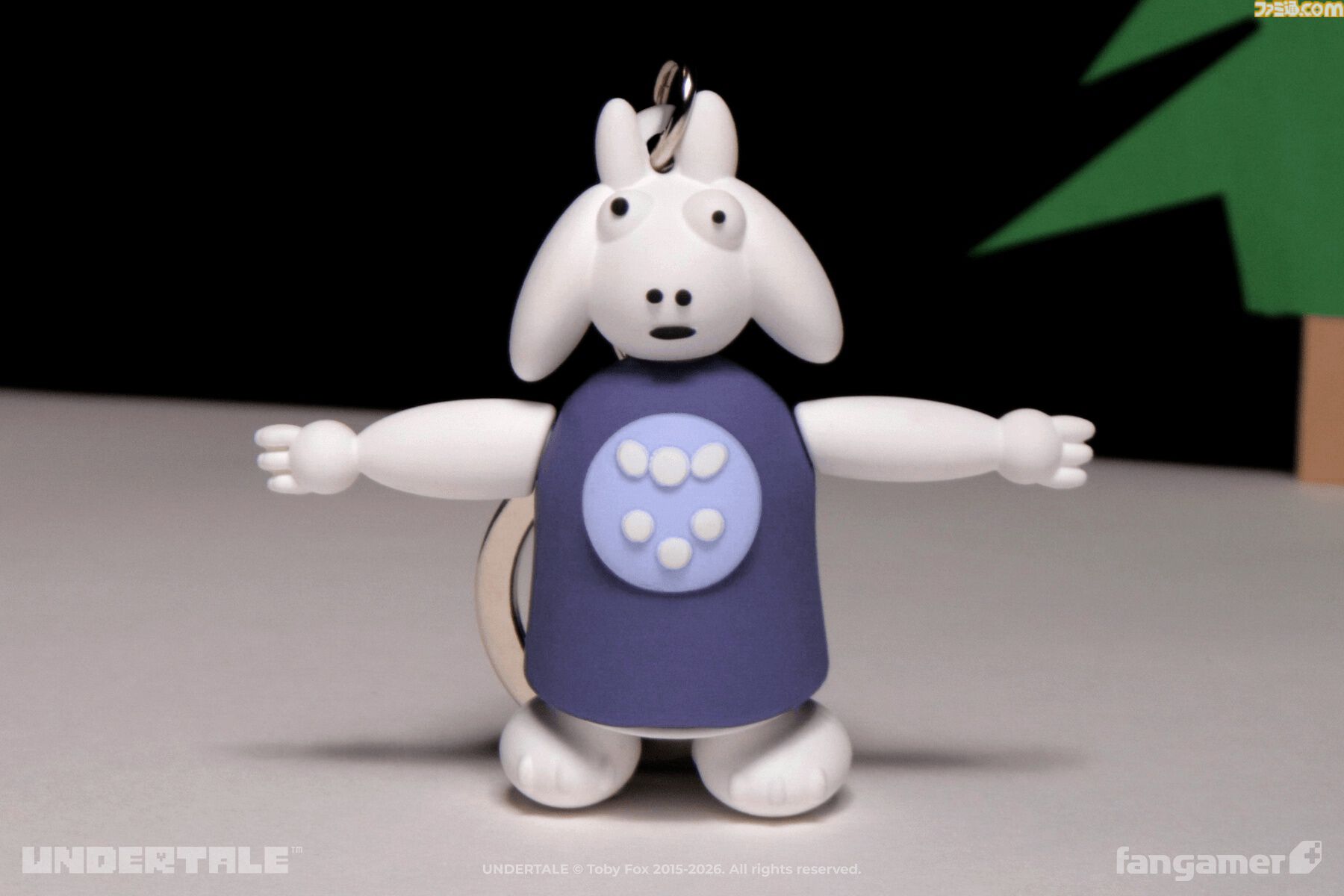 『UNDERTALE』トリエルの3Dキーホルダーとニーナ・マツモトデザインの10周年記念ジャケットが通常販売。7月2日よりFagamer公式ストアにて受付開始