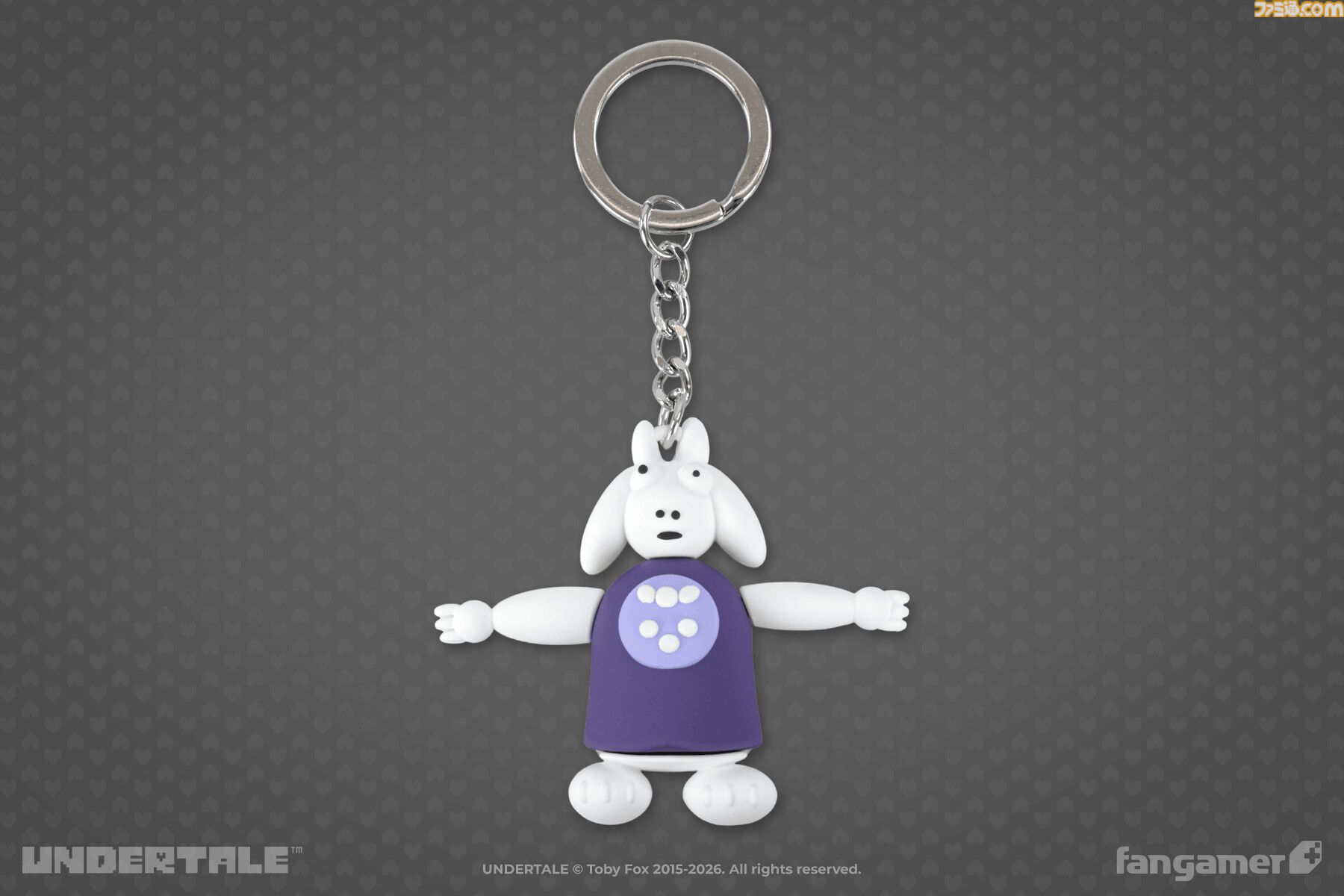 『UNDERTALE』トリエルの3Dキーホルダーとニーナ・マツモトデザインの10周年記念ジャケットが通常販売。7月2日よりFagamer公式ストアにて受付開始