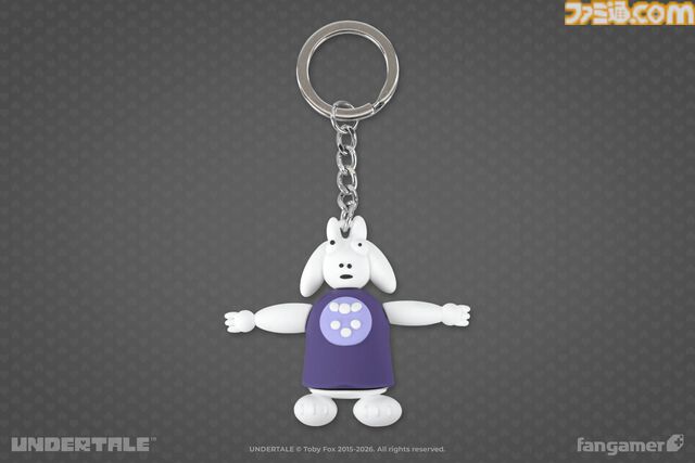 『UNDERTALE』トリエルの3Dキーホルダーとニーナ・マツモトデザインの10周年記念ジャケットが通常販売。7月2日よりFagamer公式ストアにて受付開始