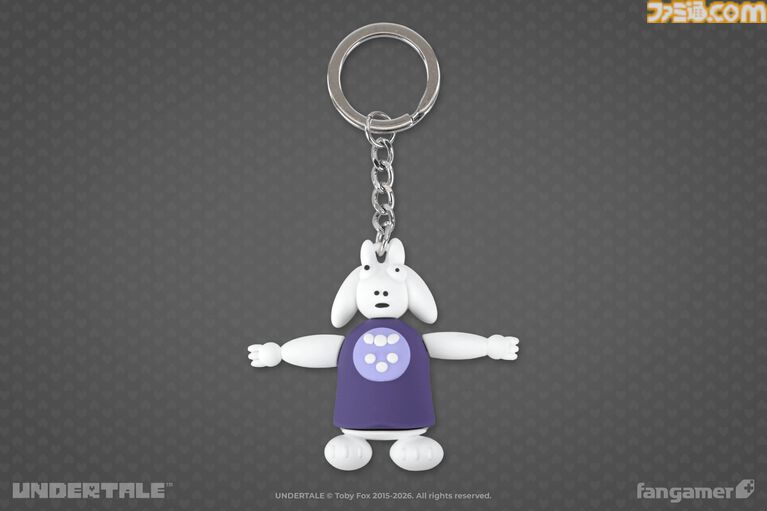 『UNDERTALE』トリエルの3Dキーホルダーとニーナ・マツモトデザインの10周年記念ジャケットが通常販売。7月2日よりFagamer公式ストアにて受付開始