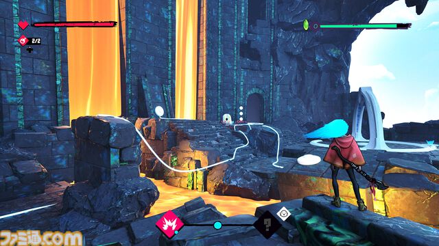水球になってパイプ内を移動したり戦ったり。新作3DアクションADV『フェイディング・エコー』が7/21発売。序盤の探索やバトルをプレイできる体験版も配信中