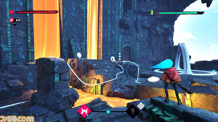 水球になってパイプ内を移動したり戦ったり。新作3DアクションADV『フェイディング・エコー』が7/21発売。序盤の探索やバトルをプレイできる体験版も配信中