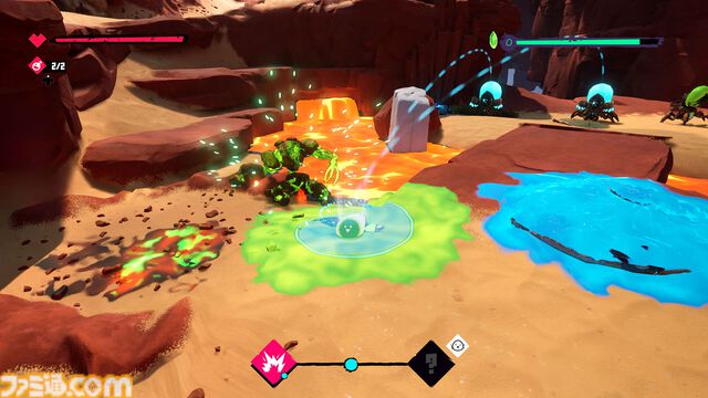水球になってパイプ内を移動したり戦ったり。新作3DアクションADV『フェイディング・エコー』が7/21発売。序盤の探索やバトルをプレイできる体験版も配信中