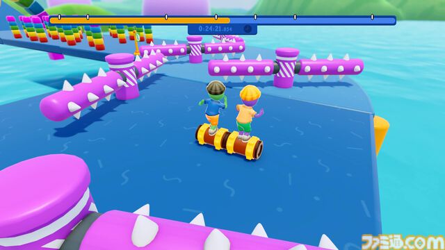 『Roll Together』Steamで7月15日より配信開始。強大なローラーに乗ってふたりで操作する、絶対にうまくいくはずない協力アクションゲーム