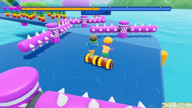 『Roll Together』Steamで7月15日より配信開始。強大なローラーに乗ってふたりで操作する、絶対にうまくいくはずない協力アクションゲーム