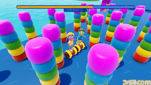 『Roll Together』Steamで7月15日より配信開始。強大なローラーに乗ってふたりで操作する、絶対にうまくいくはずない協力アクションゲーム