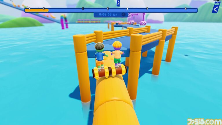 『Roll Together』Steamで7月15日より配信開始。強大なローラーに乗ってふたりで操作する、絶対にうまくいくはずない協力アクションゲーム