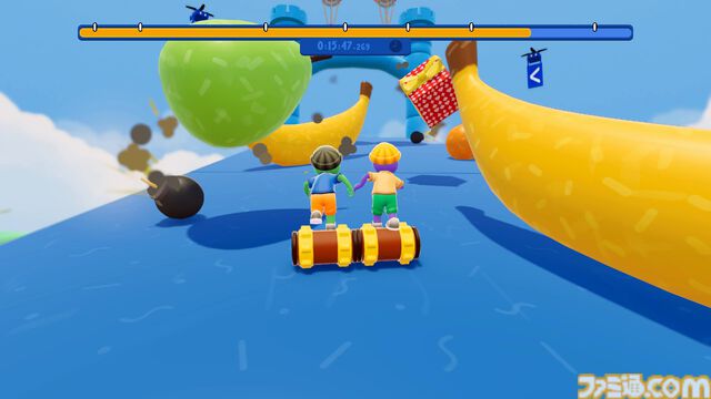 『Roll Together』Steamで7月15日より配信開始。強大なローラーに乗ってふたりで操作する、絶対にうまくいくはずない協力アクションゲーム
