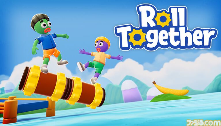 『Roll Together』Steamで7月15日より配信開始。強大なローラーに乗ってふたりで操作する、絶対にうまくいくはずない協力アクションゲーム