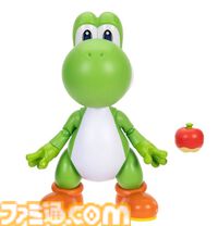 『スーパーマリオ』ヨッシーの舌がリアルに伸びる。フルーツをキャッチするギミック付きフィギュアが海外で展開