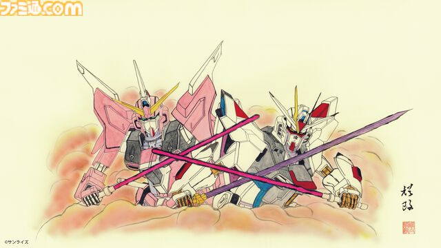 「ガンダムSEEDねぶた」が青森市を練り歩く。マイティーストライクフリーダムガンダムとインフィニットジャスティスガンダム弐式が青森ねぶた祭に出展