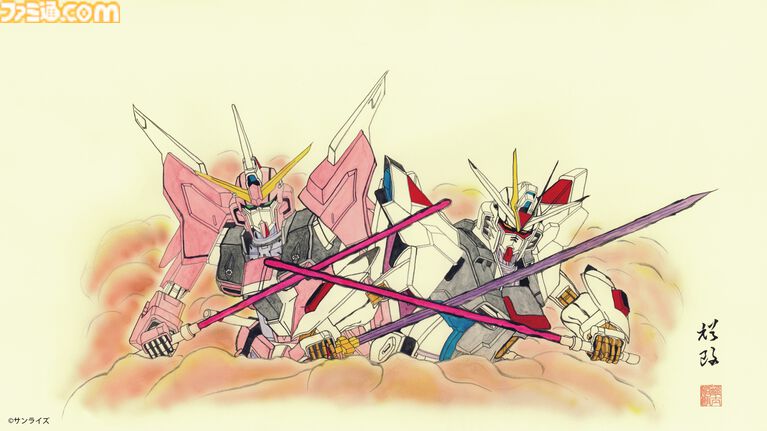 「ガンダムSEEDねぶた」が青森市を練り歩く。マイティーストライクフリーダムガンダムとインフィニットジャスティスガンダム弐式が青森ねぶた祭に出展