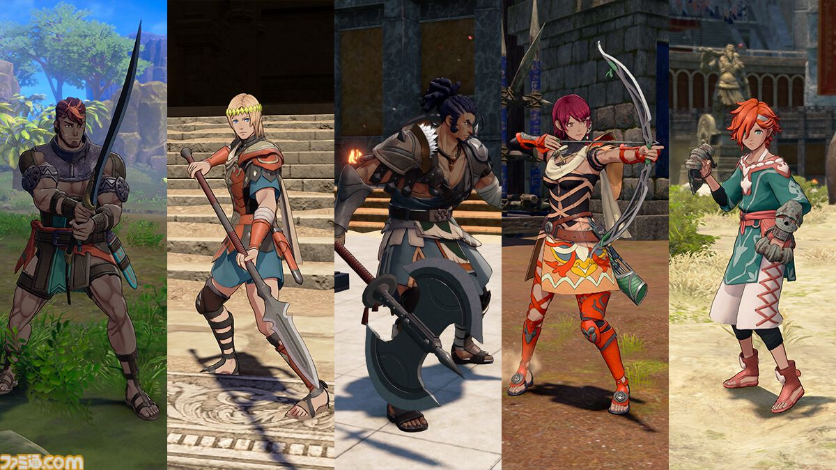 ファイアーエムブレム 万紫千紅』武器種は剣、槍、斧、弓、籠手の5種類