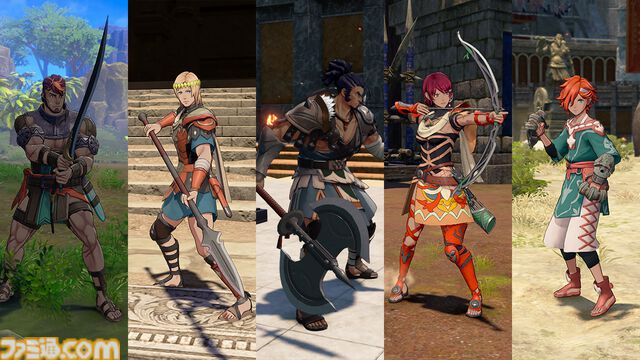 『ファイアーエムブレム 万紫千紅』武器種は剣、槍、斧、弓、籠手の5種類。兵種によって扱える武器が異なる仕様に