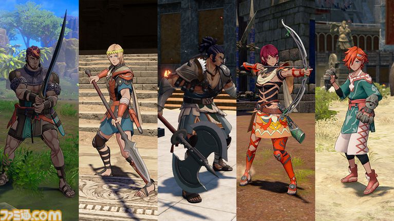 『ファイアーエムブレム 万紫千紅』武器種は剣、槍、斧、弓、籠手の5種類。兵種によって扱える武器が異なる仕様に