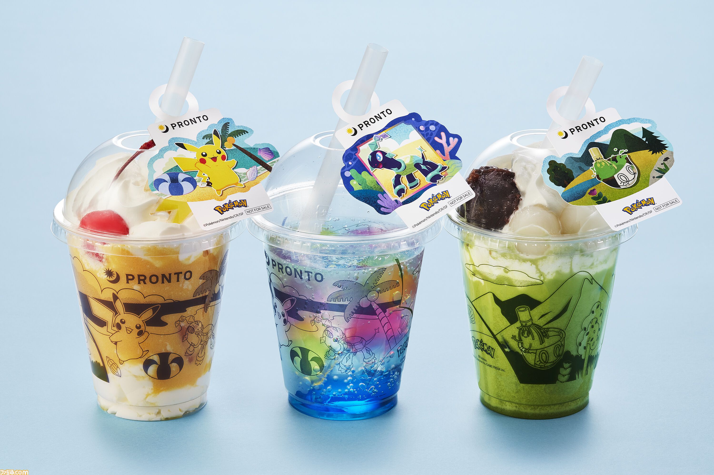 ポケモン』海と山をテーマにしたスペシャルメニューが全国プロントに