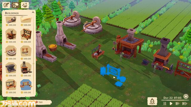 『Necromancer's Workshop』ゾンビを働かせて商品を作り出し、工房を大きくしていく経営シミュ。死は労働をやめる理由にはならない