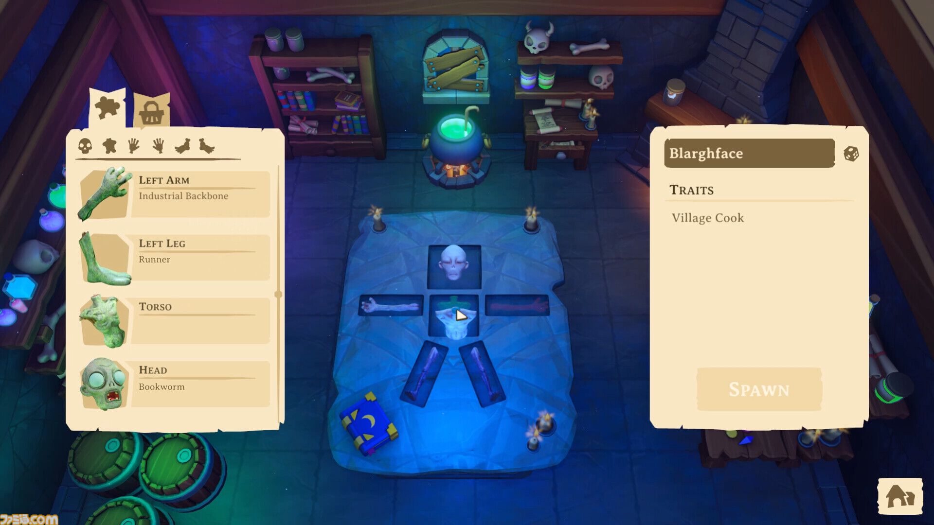 『Necromancer's Workshop』ゾンビを働かせて商品を作り出し、工房を大きくしていく経営シミュ。死は労働をやめる理由にはならない