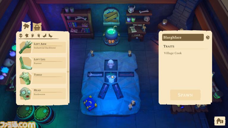 『Necromancer's Workshop』ゾンビを働かせて商品を作り出し、工房を大きくしていく経営シミュ。死は労働をやめる理由にはならない