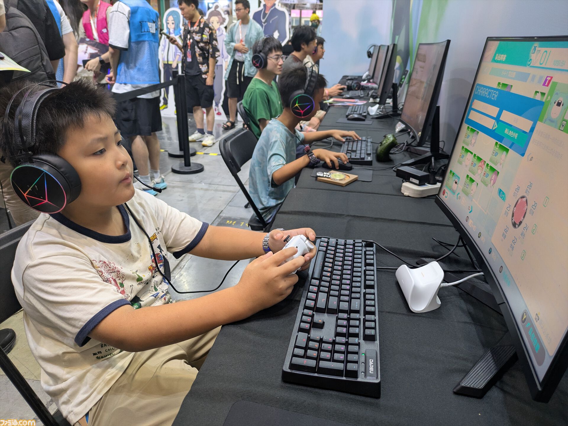中国・ 深圳のゲームイベント“G-FUSION GAME FEST”にファミ通がブースを出展。『アナザーエデン ビギンズ』や『イナズマイレブン』『マブラヴ』新作、『MUSE DASH 2』などにファンが集う