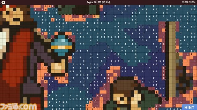 『Proverbs』ピクロス×マインスイーパーの沼パズルが80%オフ（200円）。ブリューゲルの絵画で少し変なことわざを学びつつ地道に色塗り【7/10まで】