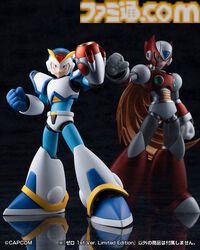 『ロックマンX』ゼロの初登場姿が限定プラモ化。全長約300mmのスパイラルクラッシュバスターエフェクトがド迫力！ コトブキヤで12月に発売。