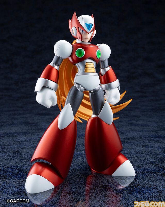 『ロックマンX』ゼロの初登場姿が限定プラモ化。全長約300mmのスパイラルクラッシュバスターエフェクトがド迫力！ コトブキヤで12月に発売。