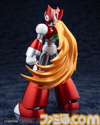 『ロックマンX』ゼロの初登場姿が限定プラモ化。全長約300mmのスパイラルクラッシュバスターエフェクトがド迫力！ コトブキヤで12月に発売。