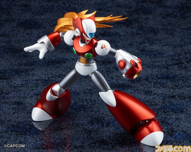 『ロックマンX』ゼロの初登場姿が限定プラモ化。全長約300mmのスパイラルクラッシュバスターエフェクトがド迫力！ コトブキヤで12月に発売。