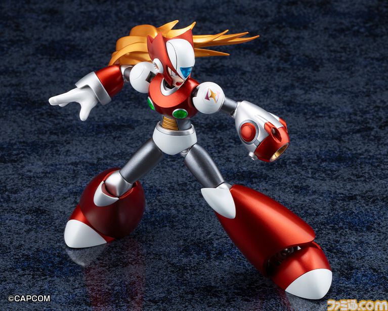 『ロックマンX』ゼロの初登場姿が限定プラモ化。全長約300mmのスパイラルクラッシュバスターエフェクトがド迫力! コトブキヤで12月に発売。