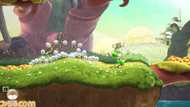 『ヨッシーとフカシギの図鑑』セーブデータが引き継げる無料体験版が配信。新要素“しっぽを振る”を使ったアクションが体験できるゲーム序章のステージがプレイ可能