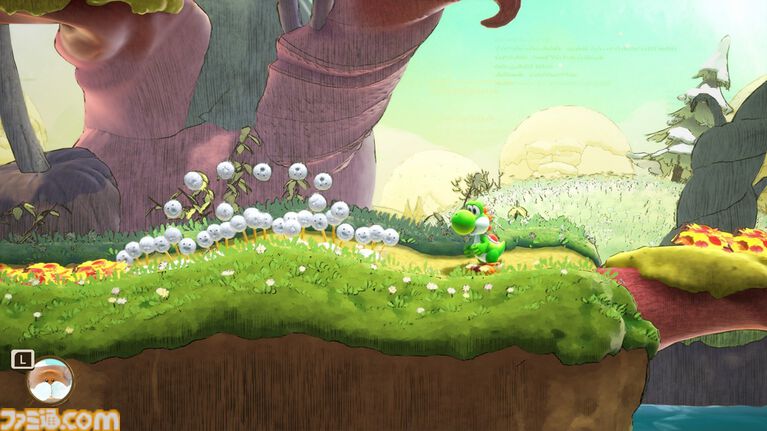 『ヨッシーとフカシギの図鑑』セーブデータが引き継げる無料体験版が配信。新要素“しっぽを振る”を使ったアクションが体験できるゲーム序章のステージがプレイ可能