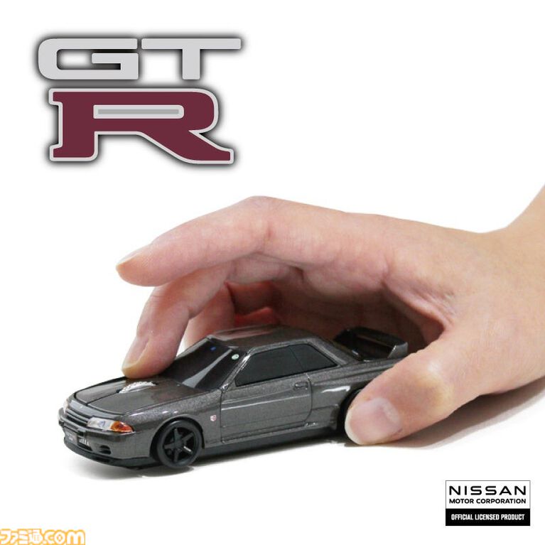 日産スカイラインGT-R(BNR32)を再現した無線マウスがリニューアルして再登場。付属するマウスパッドと専用パッケージが一新
