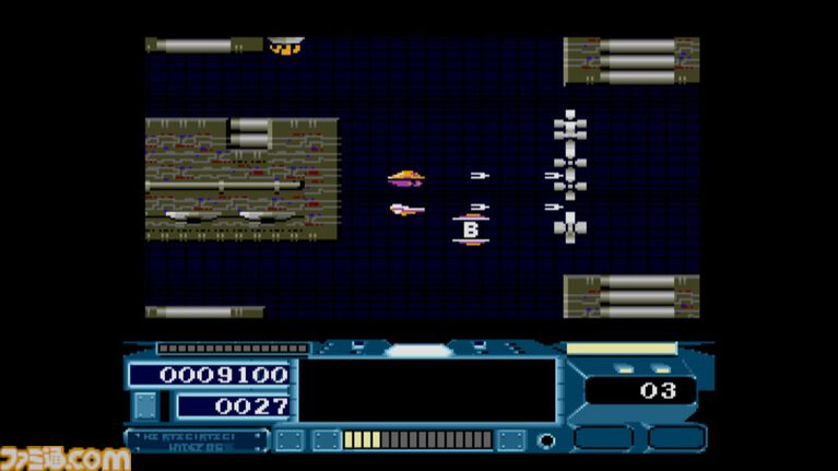 『ハイディフォス MSX2』性能の異なる機体の乗り換えやHydeコントロールを駆使して挑む横スクロールシューティング。Switchで本日(7/9)配信