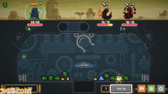 『ブッラカトル』コインプッシャーとローグライトが融合したシステムが異色過ぎる。多脚戦車で挑む終末世界のデッキ構築型ローグライトがSteamで早期アクセス開始