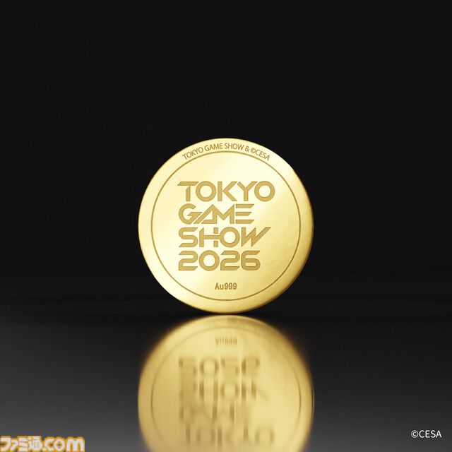 東京ゲームショウ30周年記念チケットが7月11日12時より発売開始。『ソニック』『ロックマン』などの純金メダルとTGS2026入場券セットで330万円